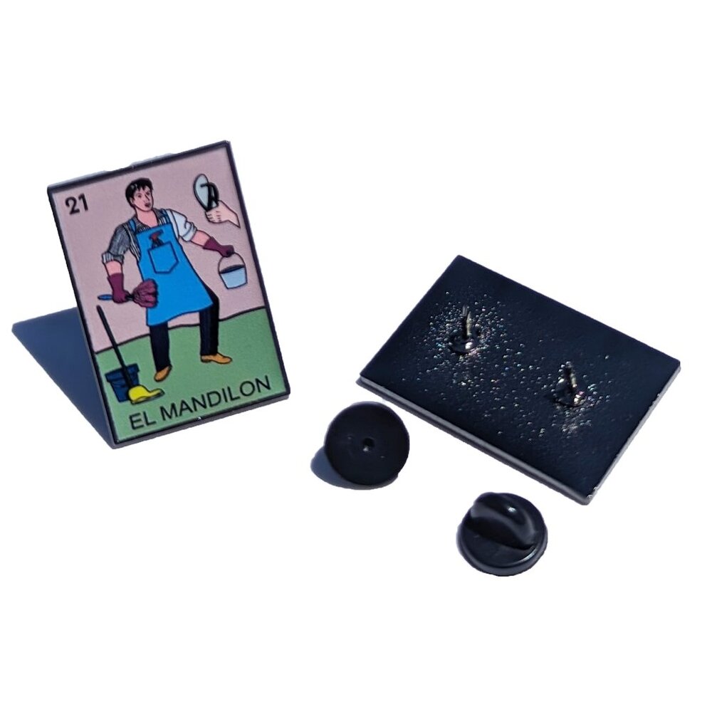 El Mandilon Pin Loteria Pin For Caps Clothing Enamel Badge Mexican Game Pin